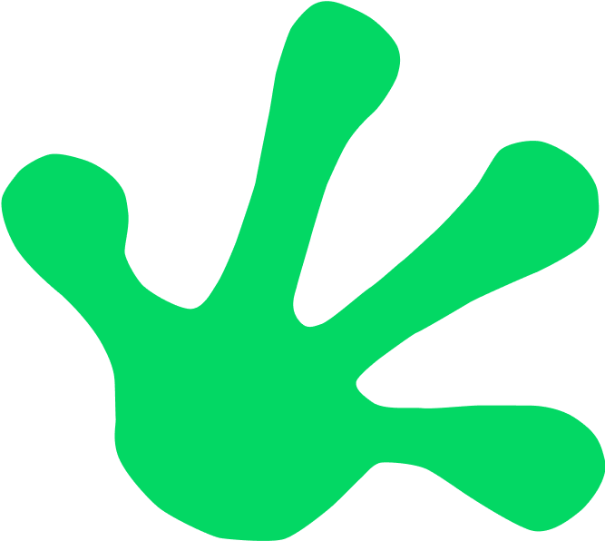 green hand